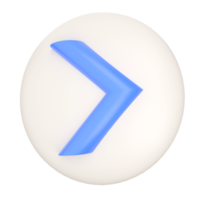 Next Button. 3D rendering. png
