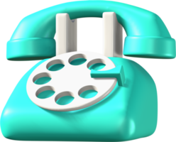 icono de teléfono 3d. png