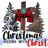 Natale inizia con Cristo png