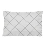 Rectangular pillow mockup, realistic style vector