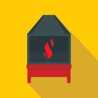 Blacksmith icon, flat style vector