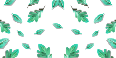 Autumn Background with Set of Leaves on the back. png