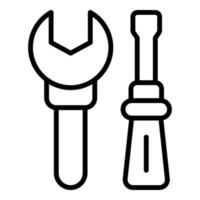 Car repair kit icon outline vector. Auto motor vector