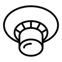 Fungus mushroom icon outline vector. Food shitake vector