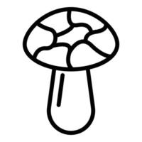 Agriculture mushroom icon outline vector. Shitake food vector