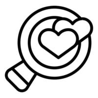 Share generosity icon outline vector. Activist team vector