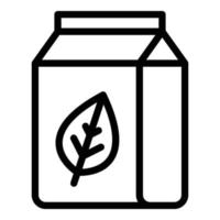 Eco package icon outline vector. Clean energy vector