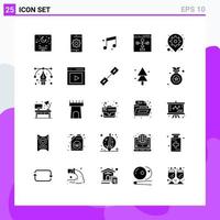 25 Creative Icons Modern Signs and Symbols of programming development phone develop sound Editable Vector Design Elements