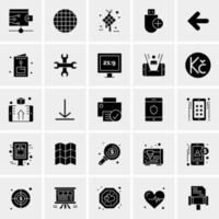 25 Universal Business Icons Vector Creative Icon Illustration to use in web and Mobile Related project