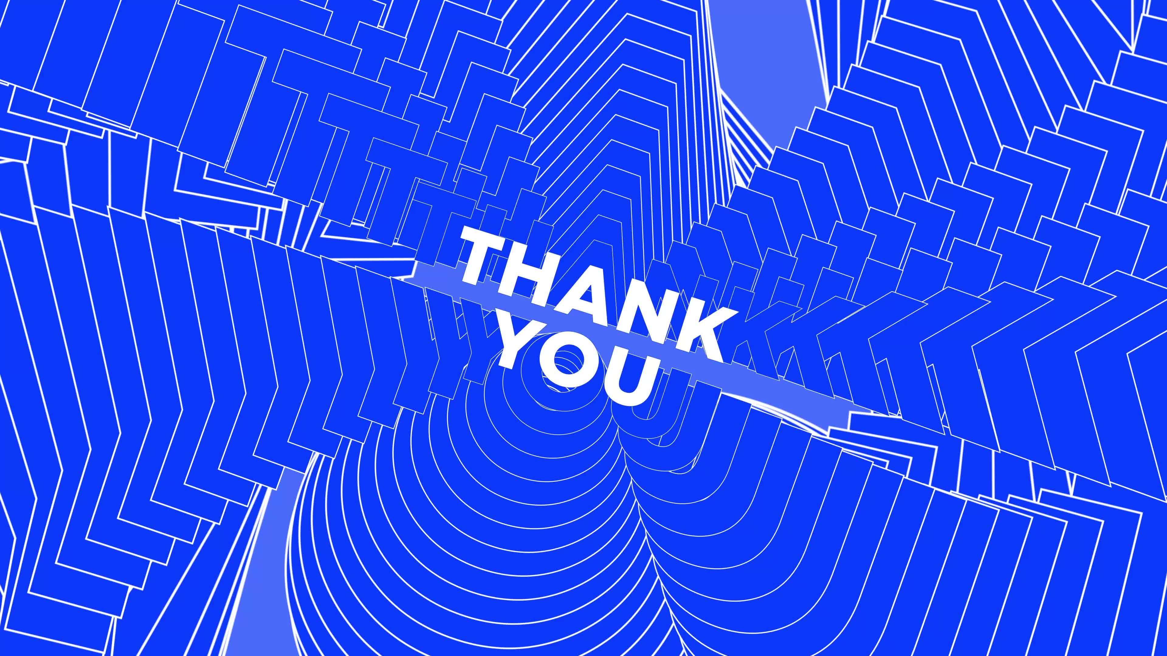 Thank you promo words swing on blue background animation loop. Thank you  text swinging with many layers seamless backdrop. Creative sway promotion  advertising kinetic typography. 15098108 Stock Video at Vecteezy