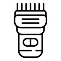 Electric razor icon outline vector. Haircut salon vector