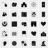 25 Universal Business Icons Vector Creative Icon Illustration to use in web and Mobile Related project