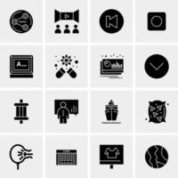 16 Business Universal Icons Vector Creative Icon Illustration to use in web and Mobile Related project