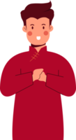 homem do ano novo chinês dos desenhos animados png