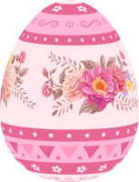 contento Pasqua giorno colorato uovo rosa isolato png