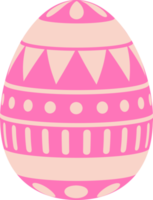 Happy Easter Day colorful egg isolated png