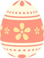 feliz día de pascua colorido huevo aislado png