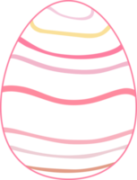 feliz dia de pascua huevo aislado png