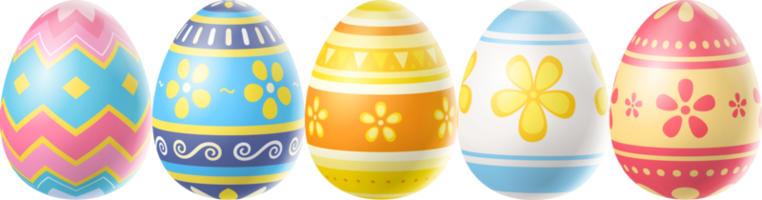 Happy Easter Day colorful egg png