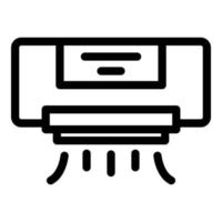 Office air conditioner icon outline vector. Clean filter vector