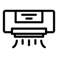 Office air conditioner icon outline vector. Clean filter vector