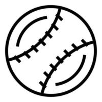 Baseball ball icon outline vector. Sport shop vector