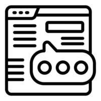 Form online registration icon outline vector. Internet access vector