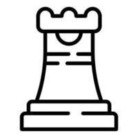 Tower reduction icon outline vector. Stress mind vector