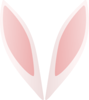 joyeuses pâques oreilles de lapin lapin png