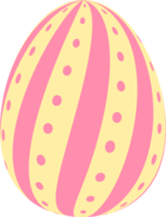 feliz día de pascua colorido huevo aislado png
