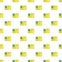 Boss business identification card pattern vector