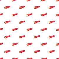 Red flashlight pattern, cartoon style vector