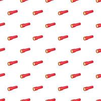 Red flashlight pattern, cartoon style vector