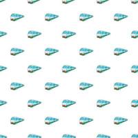 Train pattern, cartoon style vector