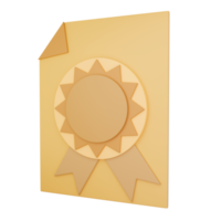 icono de control de calidad ilustración 3d png