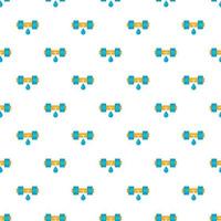 Dripping water pipe pattern, cartoon style vector