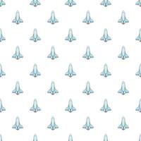 Plane pattern, cartoon style vector