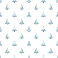 Plane pattern, cartoon style vector