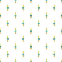 Spark plug pattern, cartoon style vector