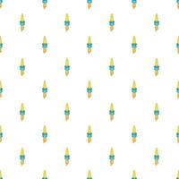 Spark plug pattern, cartoon style vector