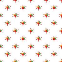 Colorful paintball blob pattern, cartoon style vector
