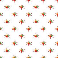 Colorful paintball blob pattern, cartoon style vector