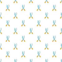 Scissors for care of trees pattern, cartoon style vector