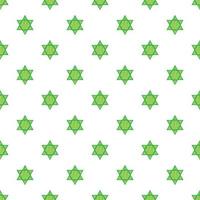 Star of David pattern, cartoon style vector