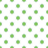 Star of David pattern, cartoon style vector