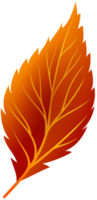 feuille d'automne rouge png