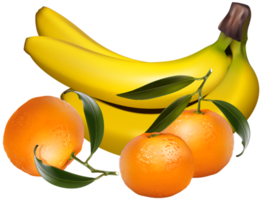 bananen en mandarijnen png