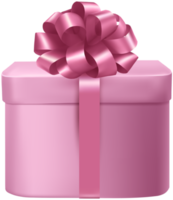 roze geschenk transparant achtergrond png