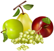 Mixed Fruits Transparent Background png