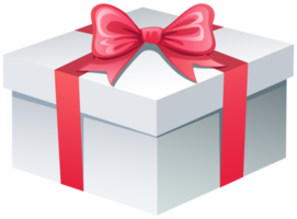 caja de regalo fondo transparente png